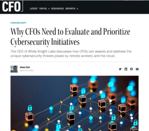 C-Suite executives are looking at cybersecurity differently but still struggle to understand the huge amounts of data moving to the cloud and the associated risks.