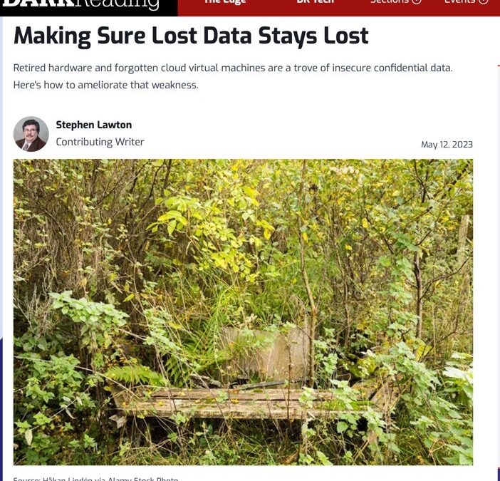 Making Sure Lost Data Stays Lost