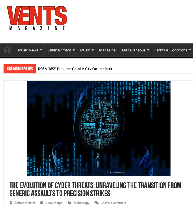 The Evolution of Cyber Threats: Unveiling A New Era