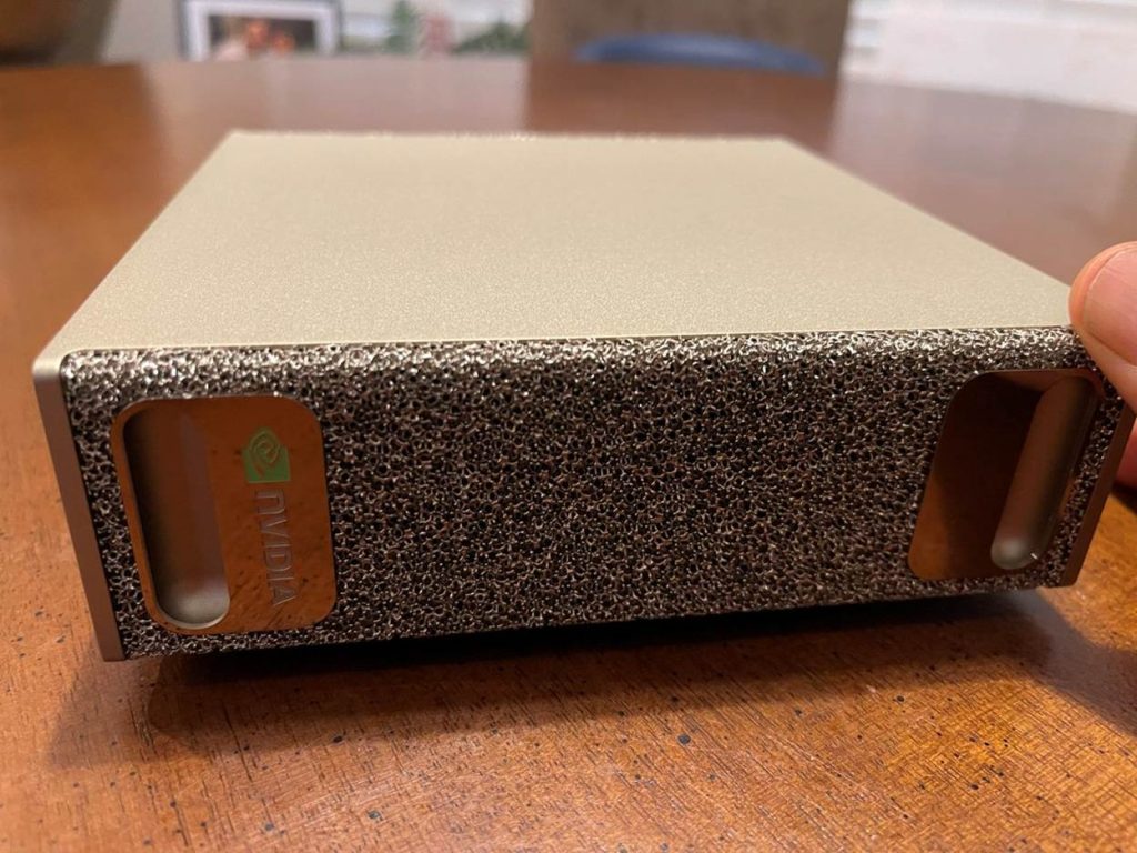 Caption: my NVIDIA DGX Spark, Founders' Edition